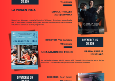 CINE CLUB LA LLOCA NOVIEMBRE 2024