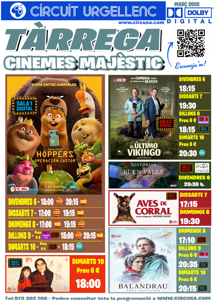 CINEMA TÀRREGA CINEMES MAJÈSTIC