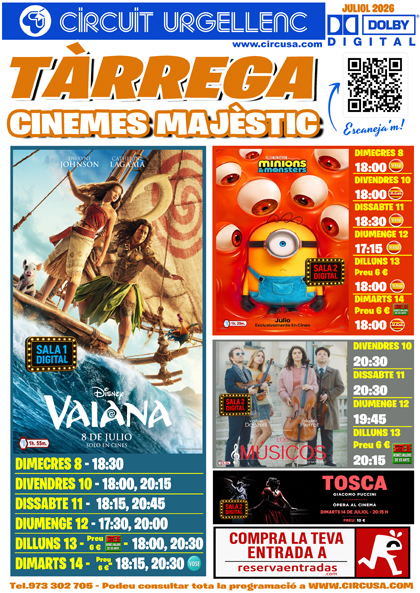 CINEMA TÀRREGA CINEMES MAJÈSTIC
