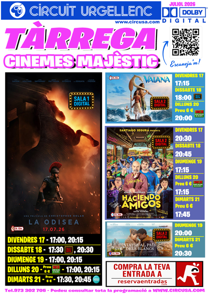 CINEMES MAJÈSTIC TÀRREGA CINEMA TÀRREGA