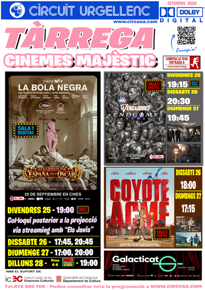 CINEMA TÀRREGA CINEMES MAJÈSTIC